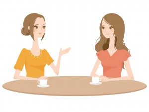 女性同士の会話